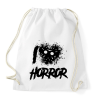 PRINTFASHION I love horror - Sportzsák, Tornazsák - Fehér