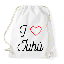 PRINTFASHION I love juhú - Sportzsák, Tornazsák - Fehér tornazsák