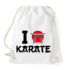 PRINTFASHION I love Karate - Sportzsák, Tornazsák - Fehér