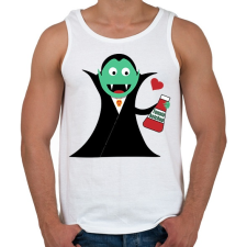 PRINTFASHION I love Ketchup - Férfi atléta - Fehér atléta, trikó