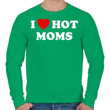 PRINTFASHION I love Mom - Férfi pulóver - Zöld férfi pulóver, kardigán