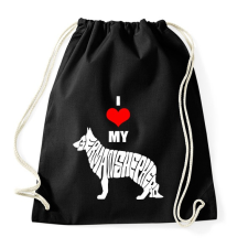 PRINTFASHION I love my GS - Sportzsák, Tornazsák - Fekete tornazsák