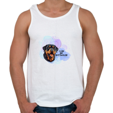 PRINTFASHION I love my rotweiler - Férfi atléta - Fehér atléta, trikó