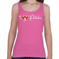 PRINTFASHION I love pálinka - Női atléta - Rózsaszín női trikó