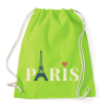 PRINTFASHION i love paris - Sportzsák, Tornazsák - Limezöld