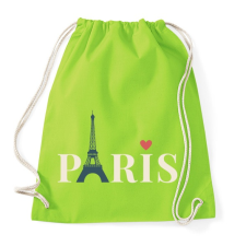 PRINTFASHION i love paris - Sportzsák, Tornazsák - Limezöld tornazsák