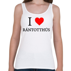 PRINTFASHION I love rántotthusi - Női atléta - Fehér
