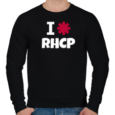 PRINTFASHION I LOVE RHCP 2 - Férfi pulóver - Fekete férfi pulóver, kardigán