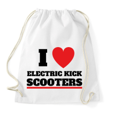 PRINTFASHION I love scooter - Sportzsák, Tornazsák - Fehér tornazsák