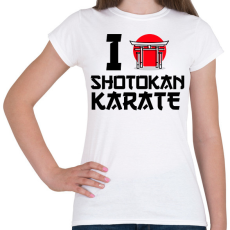 PRINTFASHION I love Shotokan Karate - Női póló - Fehér