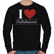 PRINTFASHION I love tallahassee - Férfi pulóver - Fekete