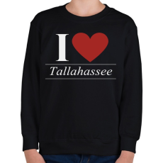 PRINTFASHION I love tallahassee - Gyerek pulóver - Fekete