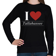 PRINTFASHION I love tallahassee - Női pulóver - Fekete női pulóver, kardigán