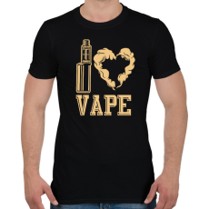 PRINTFASHION I love vape - Férfi póló - Fekete