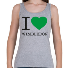 PRINTFASHION I love Wimbledon - Női atléta - Sport szürke
