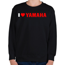 PRINTFASHION I love Yamaha - Gyerek pulóver - Fekete gyerek pulóver, kardigán