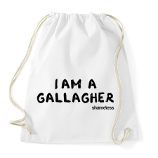 PRINTFASHION I'm a Gallagher - Shameless - Sportzsák, Tornazsák - Fehér tornazsák