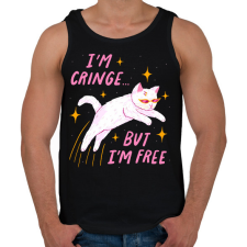 PRINTFASHION I'm cringe... - Férfi atléta - Fekete atléta, trikó