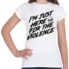 PRINTFASHION I'm just - Női póló - Fehér