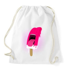 PRINTFASHION I scream - Sportzsák, Tornazsák - Fehér tornazsák