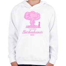 PRINTFASHION I survived Barbenheimer 2023 - Gyerek kapucnis pulóver - Fehér gyerek pulóver, kardigán