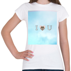 PRINTFASHION I waw u - Női póló - Fehér