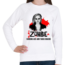 PRINTFASHION I ZOMBIE - Női pulóver - Fehér női pulóver, kardigán