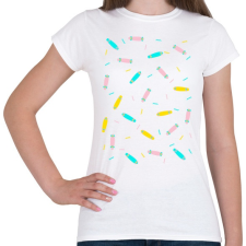 PRINTFASHION Ice cream boards tee - Női póló - Fehér női póló
