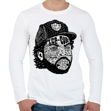 PRINTFASHION Ice-cube - Férfi hosszú ujjú póló - Fehér férfi póló