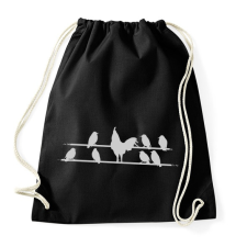 PRINTFASHION Idegen - Sportzsák, Tornazsák - Fekete tornazsák