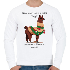 PRINTFASHION Idén már nem - Férfi pulóver - Fehér