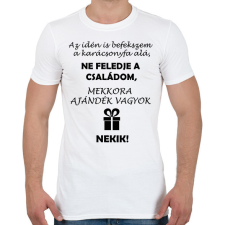 PRINTFASHION idénisbefekszem - Férfi póló - Fehér férfi póló