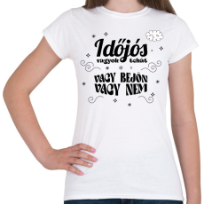 PRINTFASHION Időjós vagyok - Női póló - Fehér