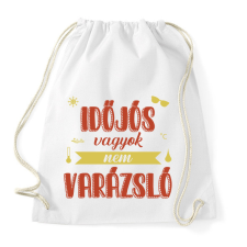 PRINTFASHION Időjós vagyok - Sportzsák, Tornazsák - Fehér tornazsák