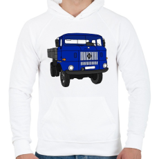 PRINTFASHION Ifa - Férfi kapucnis pulóver - Fehér