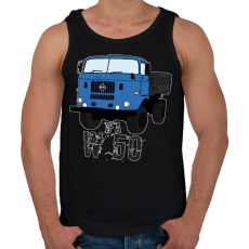 PRINTFASHION IFA w50 - Férfi atléta - Fekete