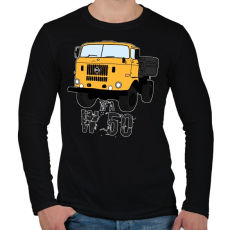 PRINTFASHION IFA w50 - Férfi hosszú ujjú póló - Fekete