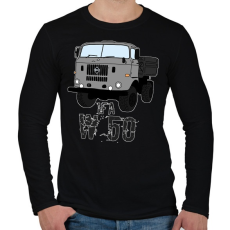 PRINTFASHION IFA w50 - Férfi hosszú ujjú póló - Fekete