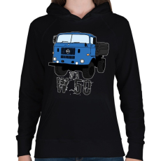 PRINTFASHION IFA w50 - Női kapucnis pulóver - Fekete