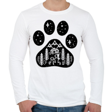 PRINTFASHION Igaz barátság - Férfi hosszú ujjú póló - Fehér férfi póló