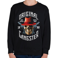 PRINTFASHION Igazi gengszter 1990 - Gyerek pulóver - Fekete
