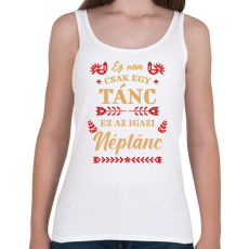 PRINTFASHION Igazi néptánc - Női atléta - Fehér