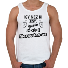 PRINTFASHION Így néz ki egy igazán jóképű Mercedeses - Férfi atléta - Fehér