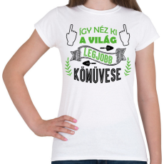 PRINTFASHION Így néz ki - Kőműves - Női póló - Fehér