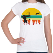 PRINTFASHION Íjász - Női póló - Fehér női póló