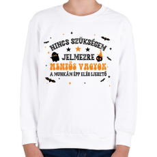 PRINTFASHION ijesztő a munkám - Gyerek pulóver - Fehér