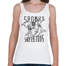 PRINTFASHION Ijesztő csontvázak - Női atléta - Fehér