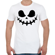 PRINTFASHION Ijesztő halloween fej - Férfi póló - Fehér férfi póló