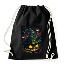 PRINTFASHION Ijesztő Töklámpás - Sportzsák, Tornazsák - Fekete tornazsák