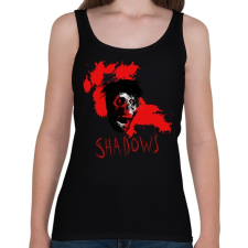 PRINTFASHION ijesztő zombi - Női atléta - Fekete női trikó